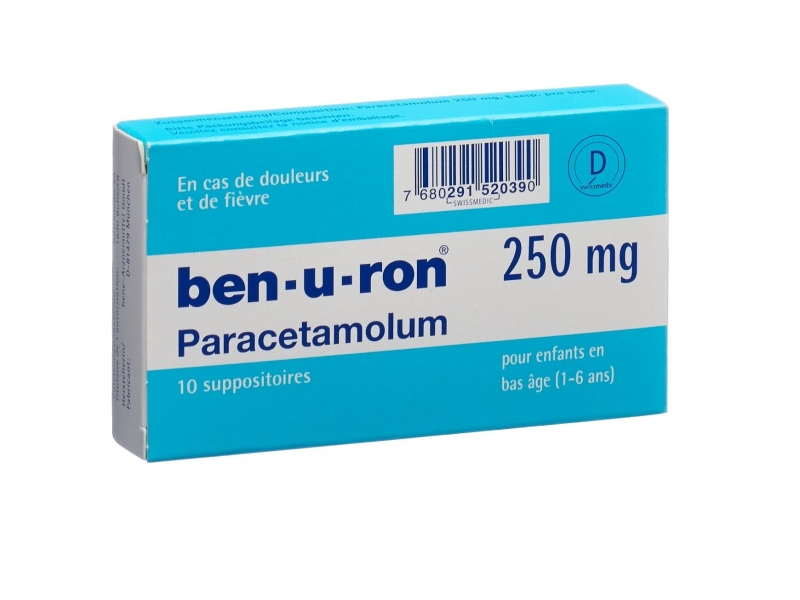 BEN-U-RON Supposte 250 mg Bambini 10 pezzi