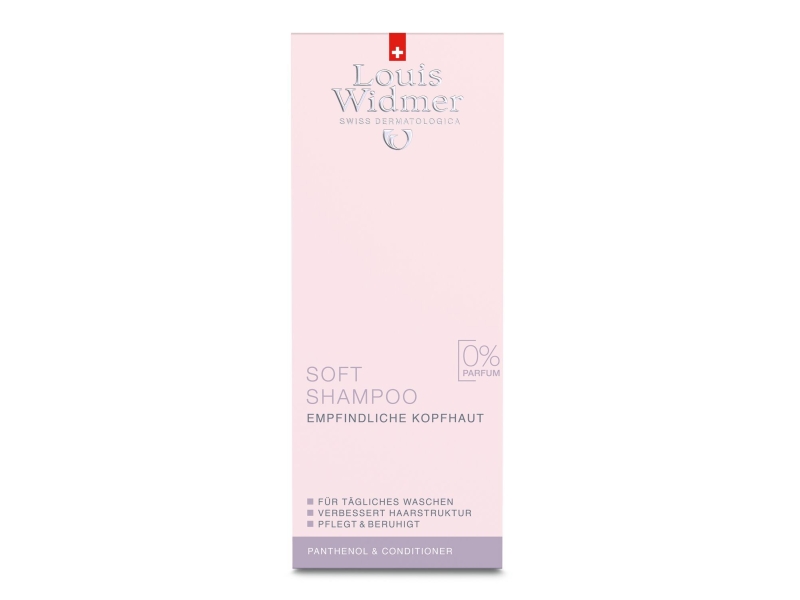 LOUIS WIDMER soft shampoing non parfumé 150 ml