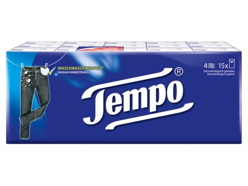 TEMPO Taschentücher Classic 15 x 10 Stk