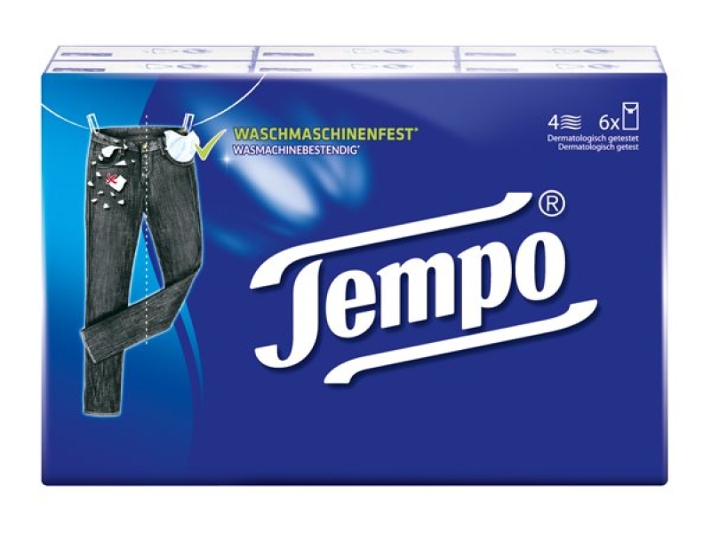 TEMPO Taschentücher Classic 6 x 10 Stk