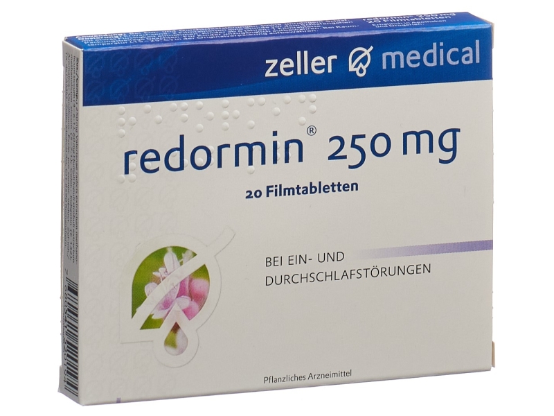 ZELLER Redormin Filmtabletten 250 mg 20 Stück