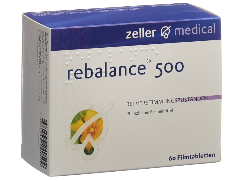 REBALANCE comprimés pelliculés 500 mg 60 pièces