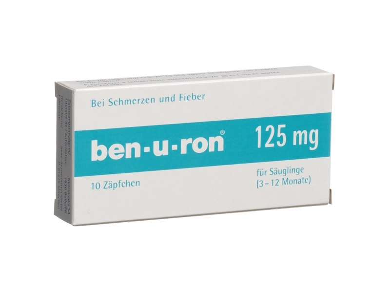 BEN-U-RON Supp 125 mg Bébé 10 Stk