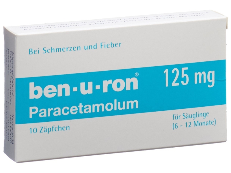 BEN-U-RON supposte 125 mg per bambini 10 pezzi