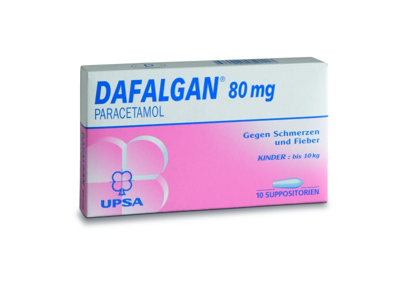 DAFALGAN suppositoires 80 mg 10 pièces