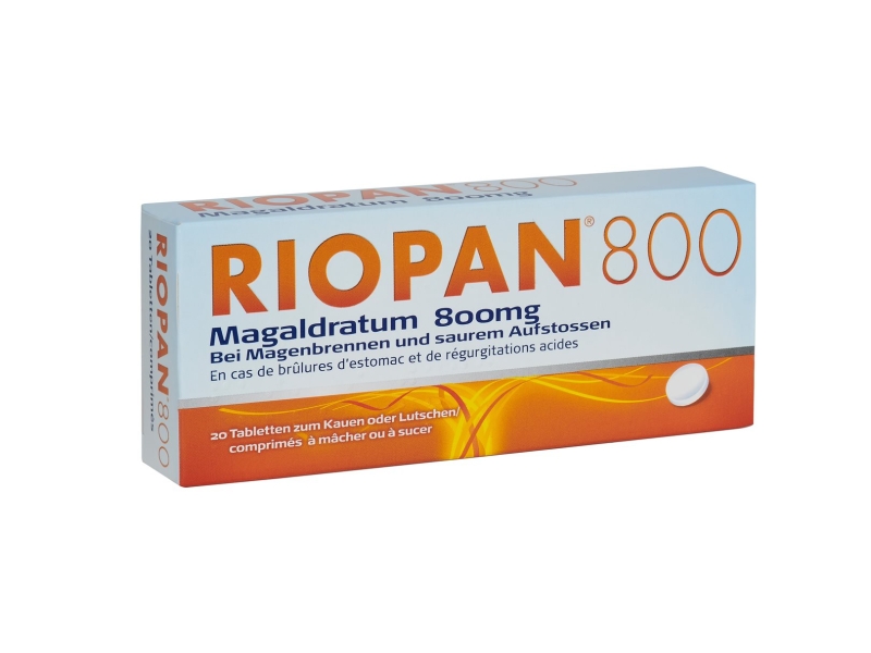 RIOPAN Tabl 800 mg 20 Stk