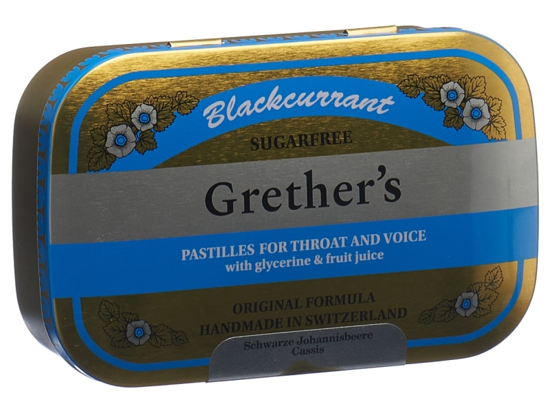 GRETHERS Blackcurrant Past o Z Ds 110 g