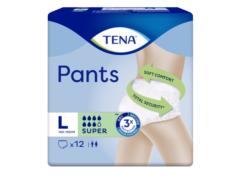 TENA Pants Super L 100-135cm 12 Stk