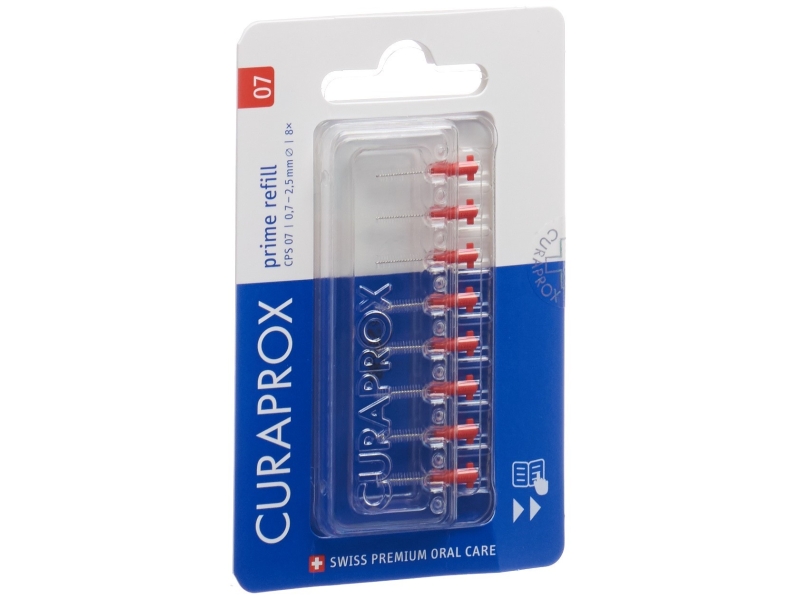 CURAPROX CPS 07 Refill  brossettes interdentaires 8 pièces