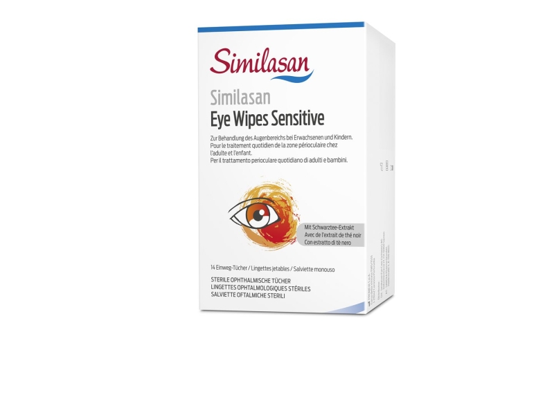 SIMILASAN Eye Wipes Sensitive Btl 14 Stk