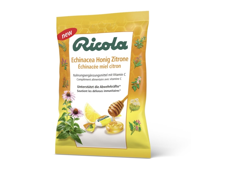 RICOLA Echinacea Honig Zitrone m Zucker Btl 75 g