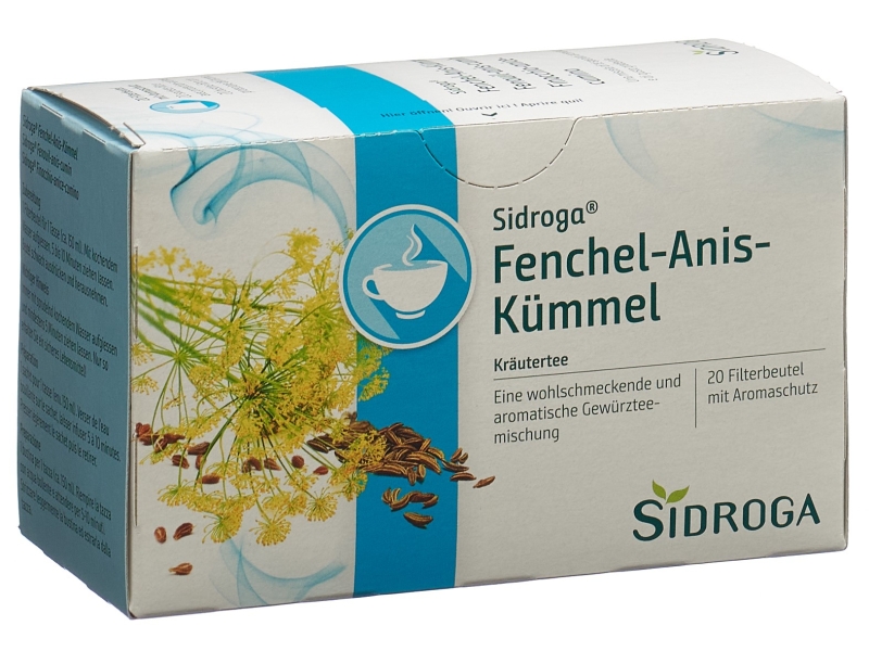 SIDROGA Fenchel Anis Kümmel 20 Btl 2 g