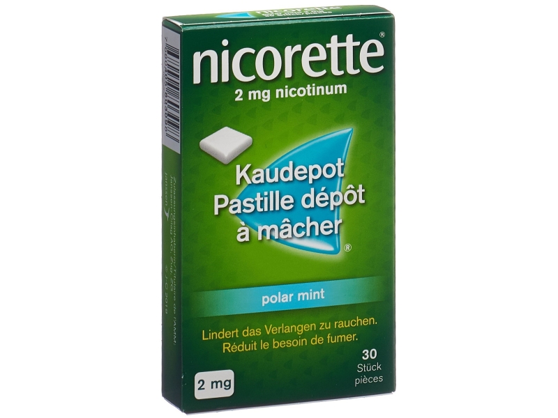 NICORETTE Polar Mint Kaudepots 2 mg 30 Stück