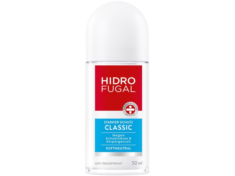 HIDROFUGAL anti-transpirant classic roll on 50 ml