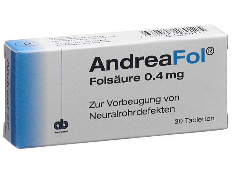 ANDREAFOL Tabl 0.4 mg 30 Stk