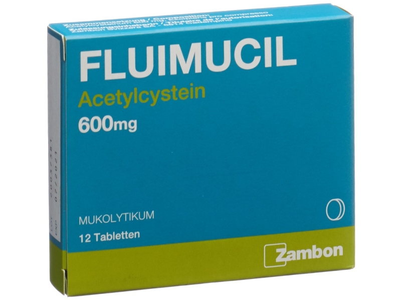 FLUIMUCIL Tabl 600 mg (D) 12 Stk