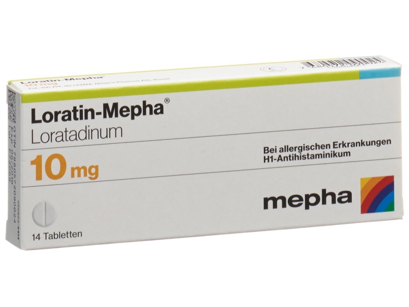 LORATIN Mepha Tabl 10 mg 14 Stk