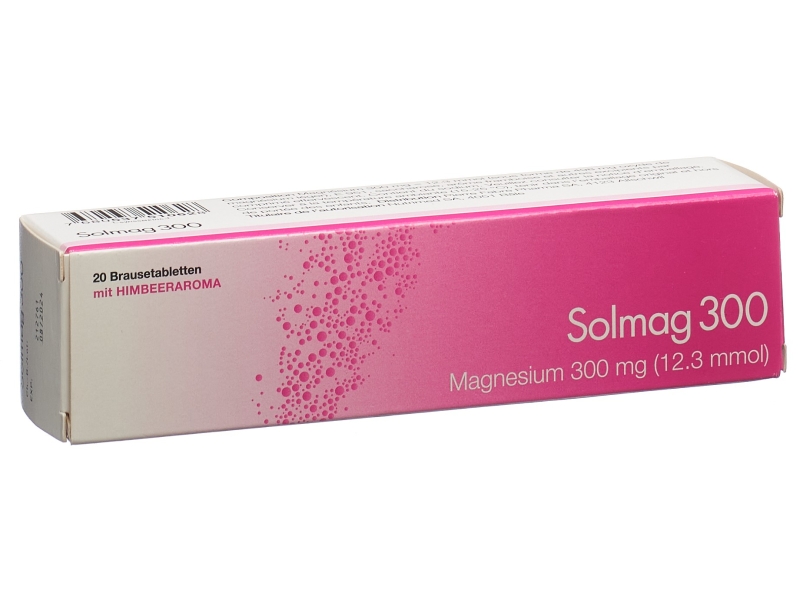 SOLMAG 300 BRAUSETABL HIMBEERAROMA DS 20 STK