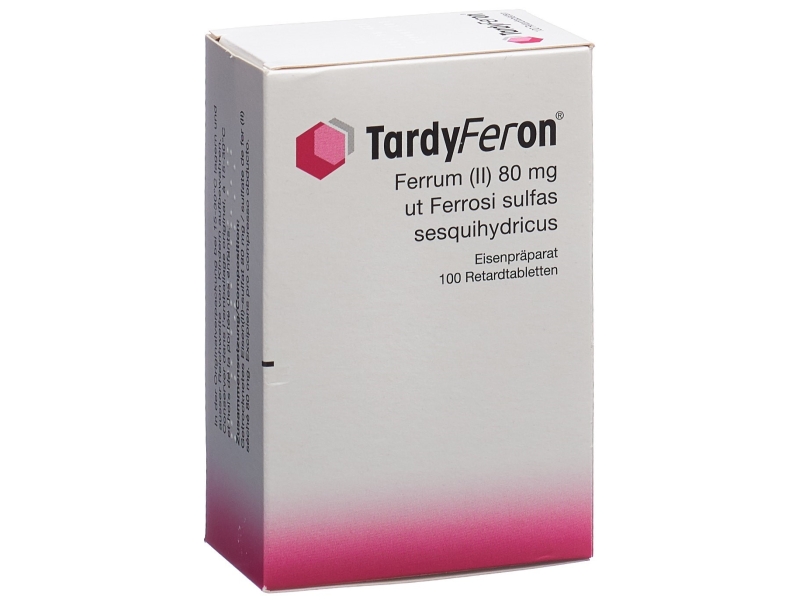 TARDYFERON RET TABL 80 MG 100 STK