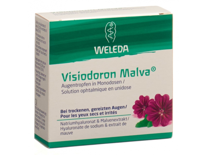 WELEDA Visiodoron Malva Augentropfen 20 Monodosen 0.4 ml